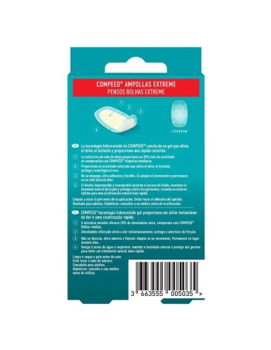Compeed Ampollas Extreme, 10 unidades