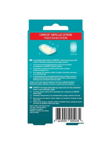 Compeed Ampollas Extreme, 10 unidades