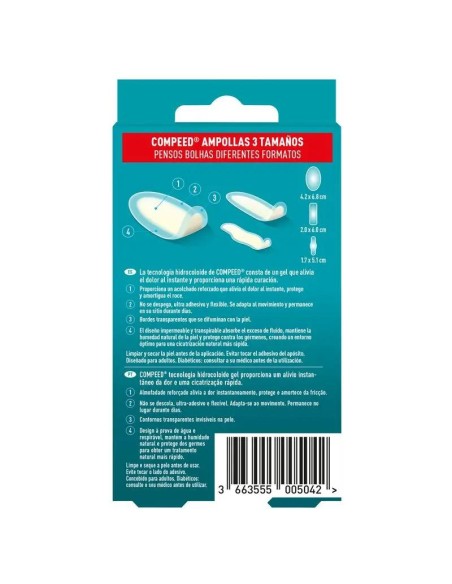 Compeed Ampollas Pack Mix, 10 unidades