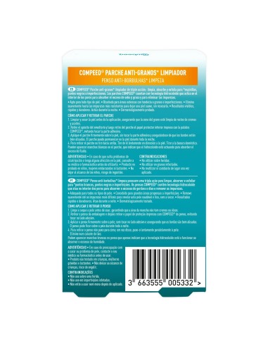 Compeed Anti-Granos Limpiador , 7 unidades