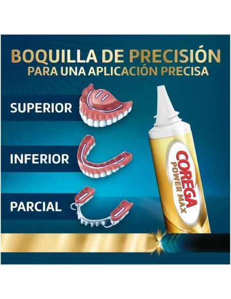 Corega Power Max Supreme Crema Fijadora Prótesis Dental, 70 gr