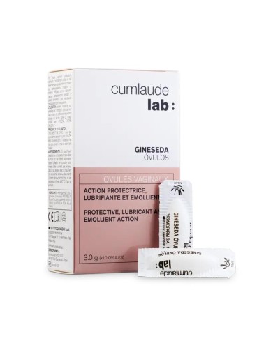 Cumlaude Lab Gineseda Ovulos Vaginales Protectores, 10 Unidades