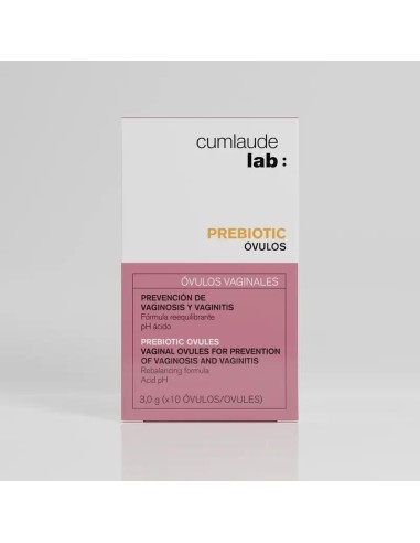 Cumlaude Lab Prebiotic, 10 Óvulos Vaginales