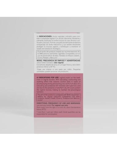 Cumlaude Lubripiu Lab Óvulos Vaginales Hidratantes y Calmantes, 10 Unidades