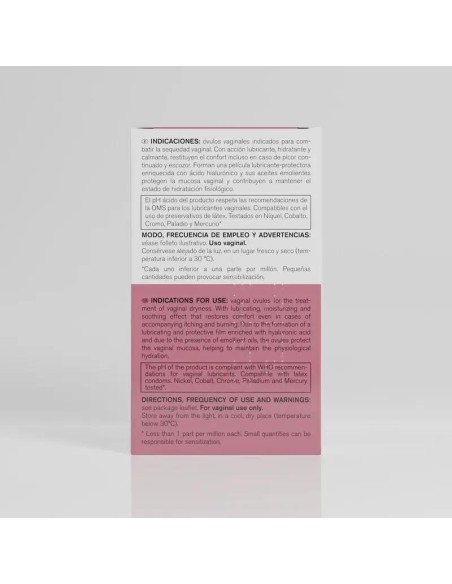 Cumlaude Lubripiu Lab Óvulos Vaginales Hidratantes y Calmantes, 10 Unidades