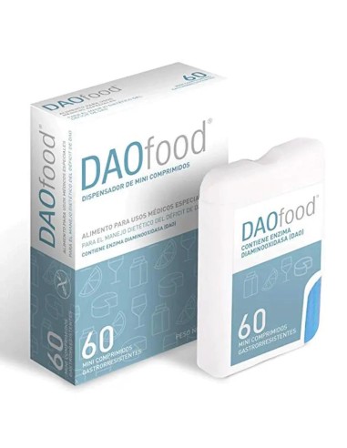 DAOFOOD Frasco Dispensador Mini 60 Comprimidos