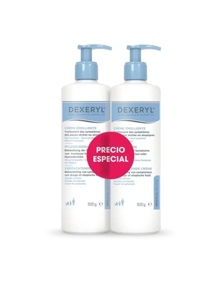 Dexeryl Kit Duo Crema Emoliente, 500 gr