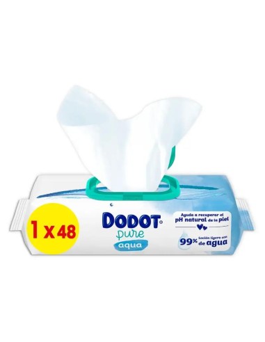 Dodot Toallitas Cuidado Total Aqua 48 Toallitas