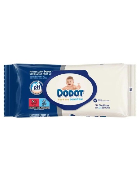 Dodot Toallitas Sensitive 1X54 (54 unidades)