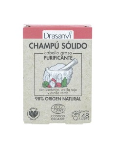 Drasanvi Champu Solido Cabello Graso Ecocert, 80 gr 2