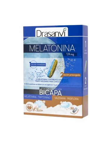 Drasanvi Melatonina Bicapa Retard, 30 comprimidos