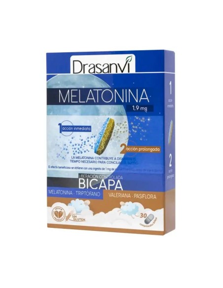 Drasanvi Melatonina Bicapa Retard, 30 comprimidos