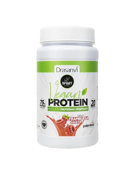 Drasanvi Sport Live Proteina Vegetal Sabor Frambuesa, 600 gr