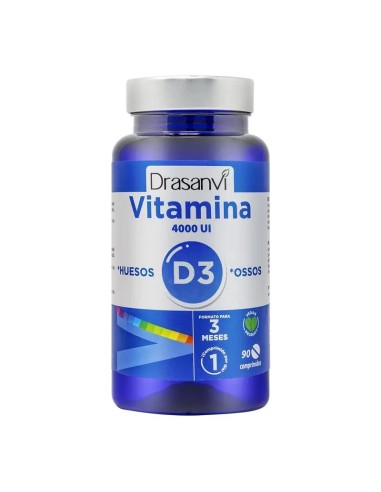 Drasanvi Vitamina D3 4000 Ui, 90 comprimidos