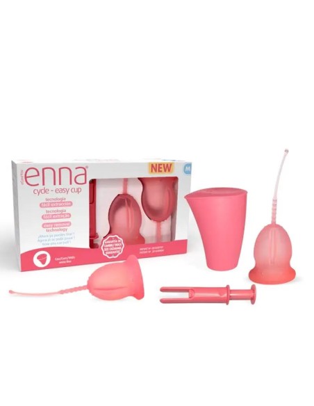 Enna Cycle Easy Talla M - 2 Copas + Caja Esterilizadora + Aplicador