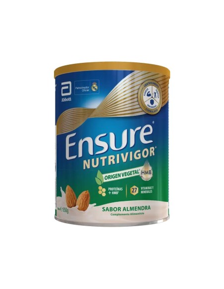 Ensure Nutrivigor Origen Vegetal Sabor Almendra Polvo, gr 850