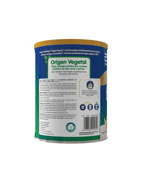 Ensure Nutrivigor Origen Vegetal Sabor Almendra Polvo, gr 850