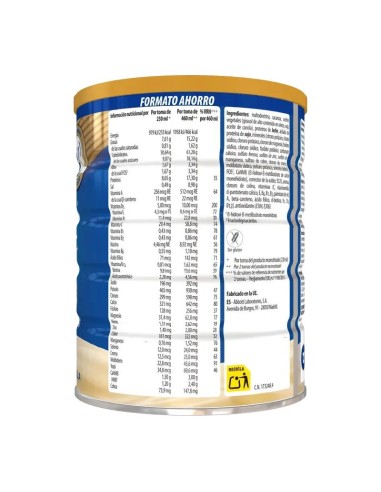 Ensure Nutrivigor Vainilla Lata 850 gr