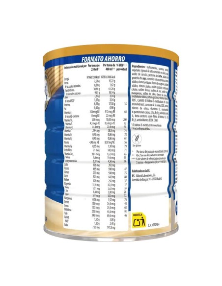 Ensure Nutrivigor Vainilla Lata 850 gr