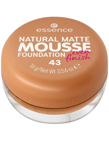 Essence Maquillaje En Mousse Natural Matte Mousse Foundation 43, 16 gr