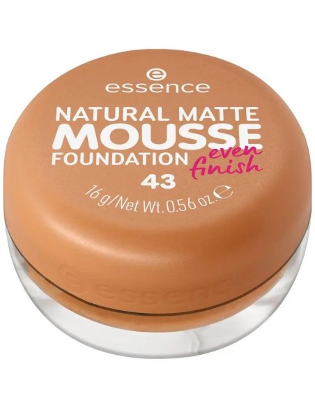 Essence Maquillaje En Mousse Natural Matte Mousse Foundation 43, 16 gr