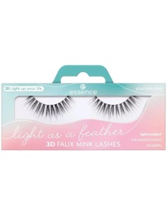 Essence Pestañas De Visón Sintéticas Light As A Feather 3D 01, 1 2