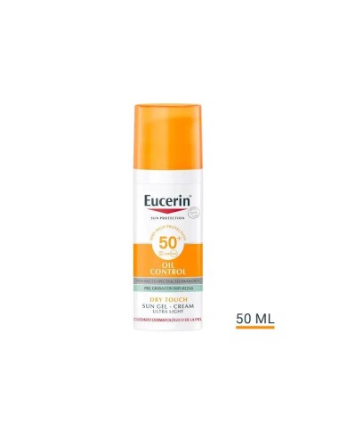 Eucerin Oil Control Dry Touch Solar Gel SPF 50+, 50 ml