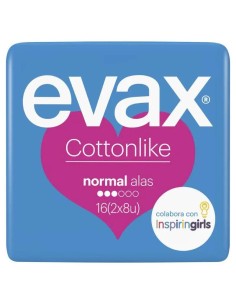 Evax Cottonlike Normal Compresas con Alas 16 unidades 2