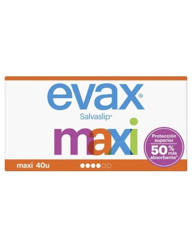 Evax Salvaslip Maxi Protegeslips 40 unidades