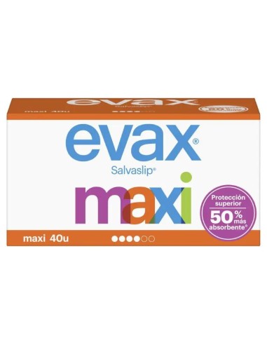 Evax Salvaslip Maxi Protegeslips 40 unidades
