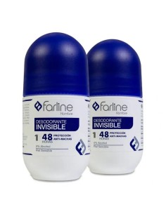 Farline Hombre Desodorante Invisible Roll - On, Pach 2 X 50 Ml 2