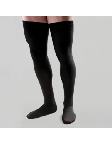 Farmalastic Media Larga Caballero Compresión Normal Negro, Talla M, Unidad
