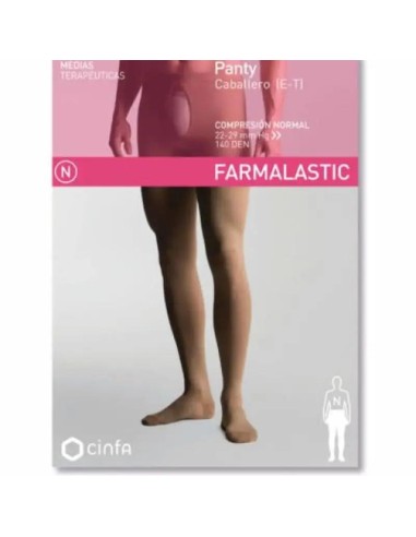 Farmalastic Panty Caballero Compresión Normal, Talla XL