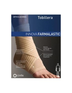 Farmalastic Tobillera, Talla Pequeña Beige 2