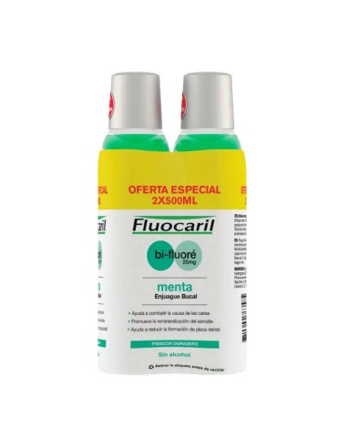 Fluocaril Colutorio Bi-Fluore 2X500 ml