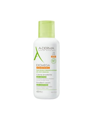 A-Derma Exomega Control Crema Emoliente, 400 ml