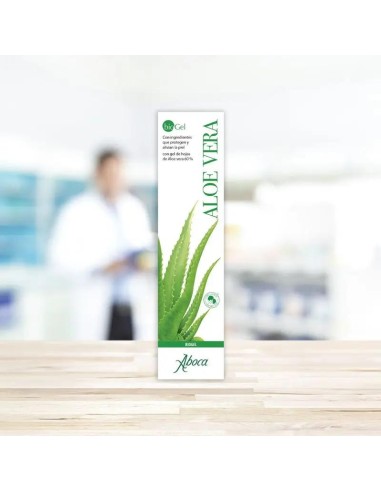 Aboca Aloe Vera Biogel Todo Tipo De Piel, Acción Reparadora, Alivio Y Protectora, Cosmético Biológico, 100 ml