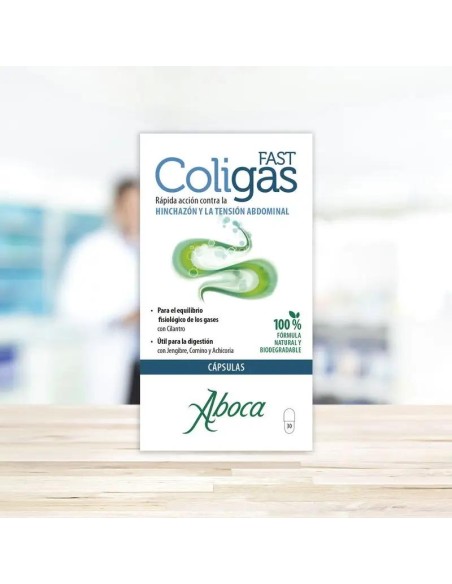 Aboca Coligas Fast Frasco De, 30 capsulas