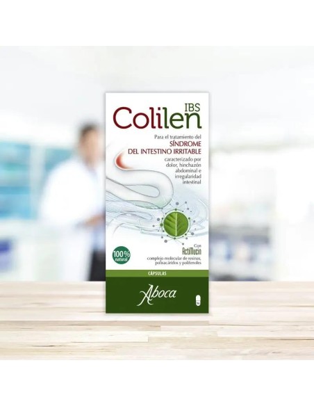 Aboca Colilen Ibs Síndrome Del Intestino Irritable, Hinchazón Abdominal E Irregularidad Intestinal, 100% Natural, 96 capsulas