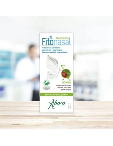 Aboca Fitonasal Biopomada Fitonasal Biopomada - Tubo De 10 Ml, Irritación Nasal, 10 ml