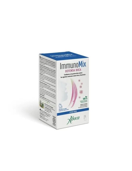 Aboca Immunomix Defensa Boca Prevener Infecciones A Las Vías Respiratorias Y Defensa Oral, Origen Natural, 30 ml