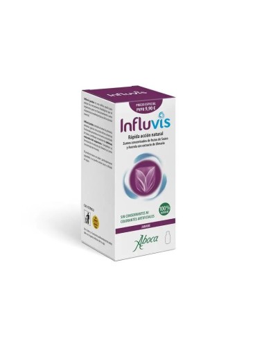 Aboca Influvis Jarabe Influvis Jarabe - Frasco 120 G, Defensas Inmunitarias, Acción Natural, Con Saúco Y Acerola, 120 g