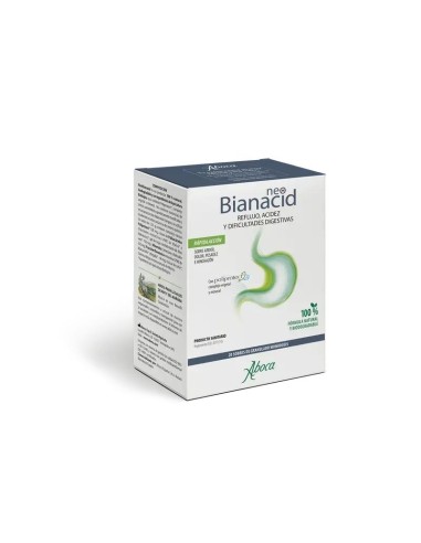 Aboca Neobianacid Acidez, Reflujo Y Dificultades Digestivas, Dolor, Reflujo Gastroesofágico Y Gastritis, 20 sobres