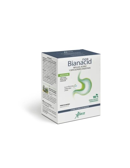 Aboca Neobianacid Acidez, Reflujo Y Dificultades Digestivas, Dolor, Reflujo Gastroesofágico Y Gastritis, 20 sobres