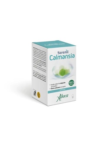 Aboca Serenil Calmansia Relajación Y Calmante En Estados De Agitación, Con Pasiflora Y Lúpulo, 100% Natural, 50 capsulas