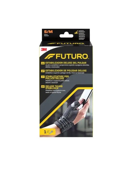 3M Futuro Muñequera Pulgar Deluxe Negra