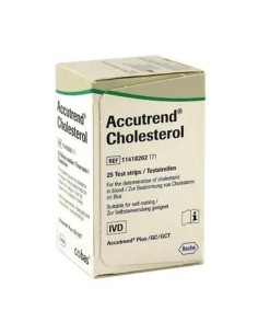 ACCUTREND COLESTEROL 25 TIRAS