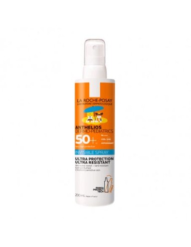 La Roche Posay Anthelios Dermo-Pediatrics Spray Invisible SPF 50+ Protector Solar Niños, 200 ml
