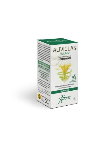 Aboca Aliviolas Fisiolax Estreñimiento, Regula Transito Intestinal, Acción Fisiológica, 45 comprimidos