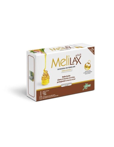 Aboca Melilax Adult 6 Microenemas 10 G Estreñimiento Evacuativo, Libera El Intestino Y Molestias, Irritación Y La Inflamación